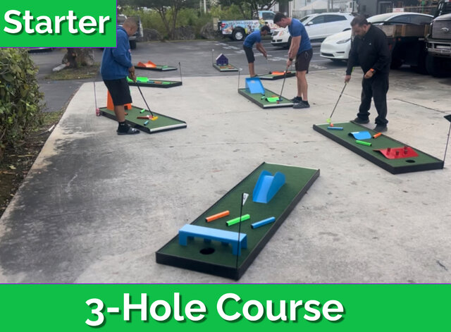 3-Hole Mini Golf Starter Course