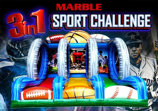 The Marbel 3 In 1 Sports Challenge