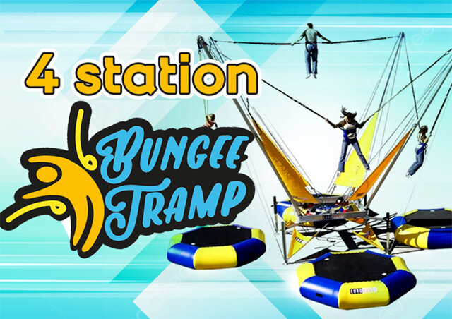 4 Station Bungee Trampoline / Spider Jump 