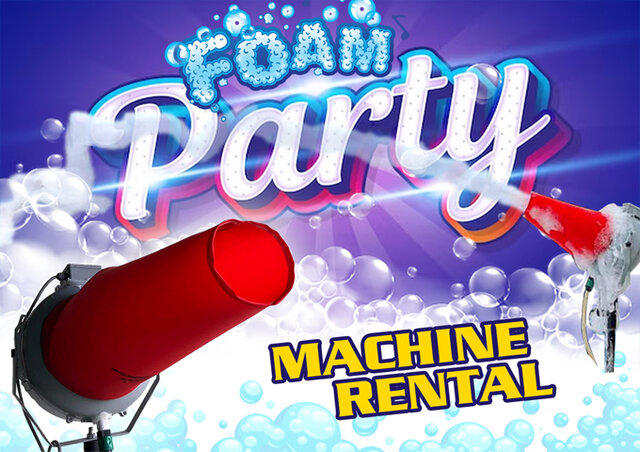Foam Machine (1 Machine) Include 2 Hours Of Foam!