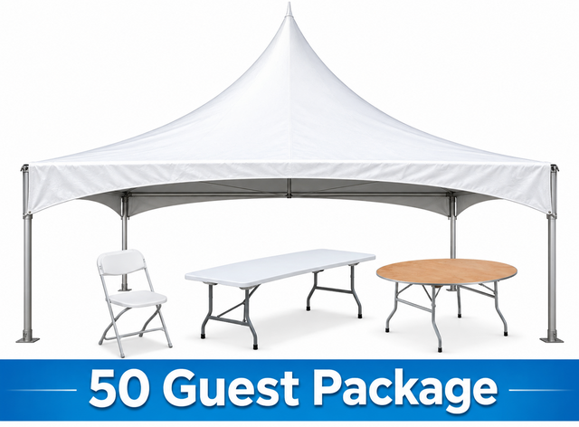 High Peak Tent Package for 50 Guests