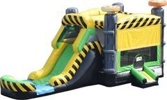R110-  Adventure Zone Bounce House With Slide (Wet & Dry) 