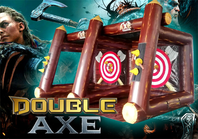 R70- Double Axe Throw Inflatable Rental