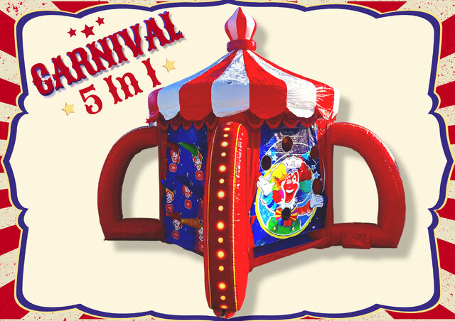 R77 - The 5-1 Carnival Game Red and White