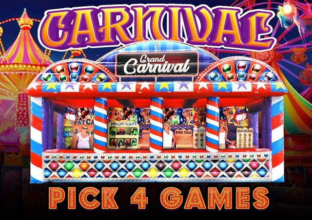G36 -The Grand Carnival Inflatable (Carnival Game) with 4 Carnival Games