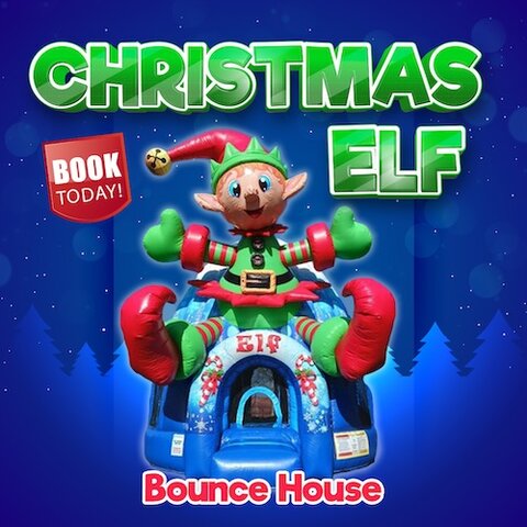 23Ft Tall Elf Bounce House 