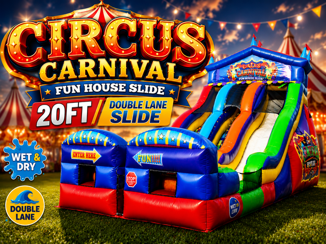 R76 - Circus Carnival Fun House Slide