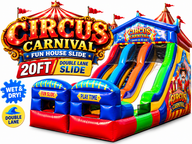 R56 - Circus Carnival Fun House Slide 