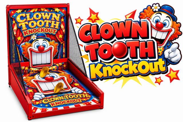 G45 - Clown Teeth Carnival Game
