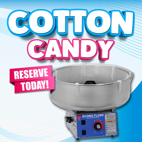 Cotton Candy Machine Concession with supplies for 50