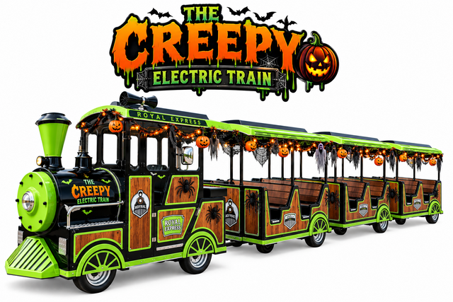 The Creepy Train trackless electric train