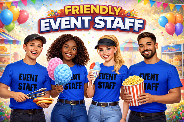 4 Hours Of Staff-Event Attendant