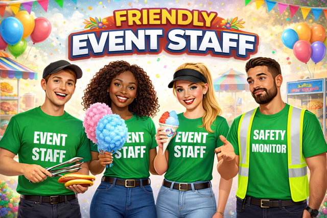 6 Hours Of Staff-Event Attendant