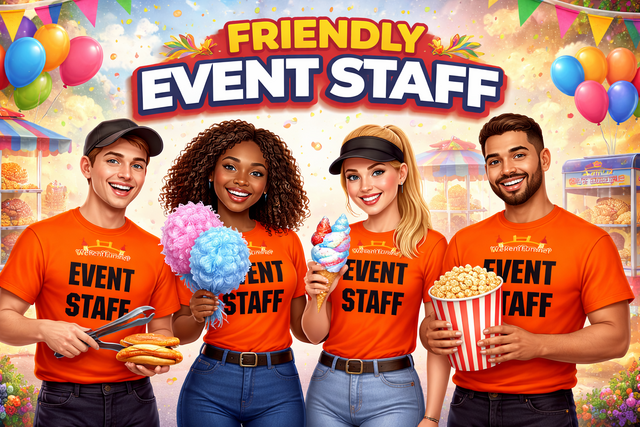 5 Hours Of Staff-Event Attendant