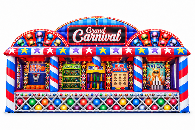G36 -The Grand Carnival Inflatable (Carnival Game) with 8 Carnival Games