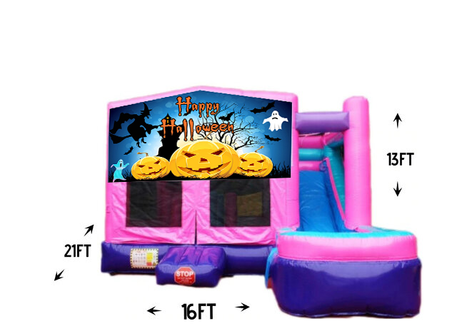 Halloween Bounce House With Slide 13