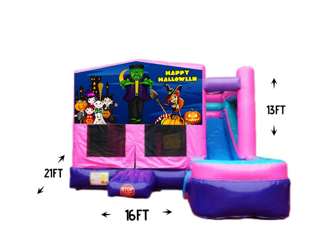 Halloween Bounce House With Slide 14