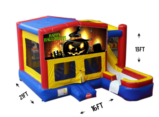 Halloween Bounce House With Slide 5