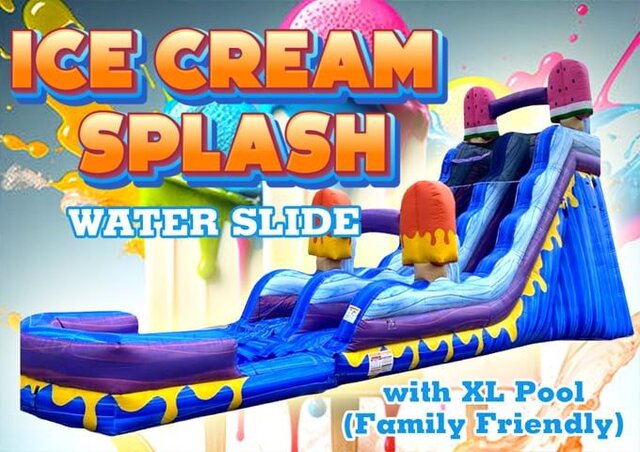 R62 - 22' Ice Cream Splash Water Slide