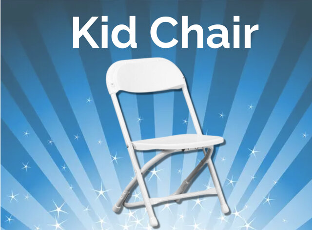 (Kids) White Chair Rental