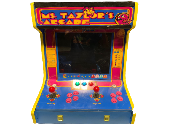 MS. Pac-Man Theme Table Top Classic Arcade Machine 