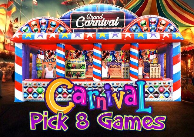 G36 -The Grand Carnival Inflatable (Carnival Game) with 8 Carnival Games