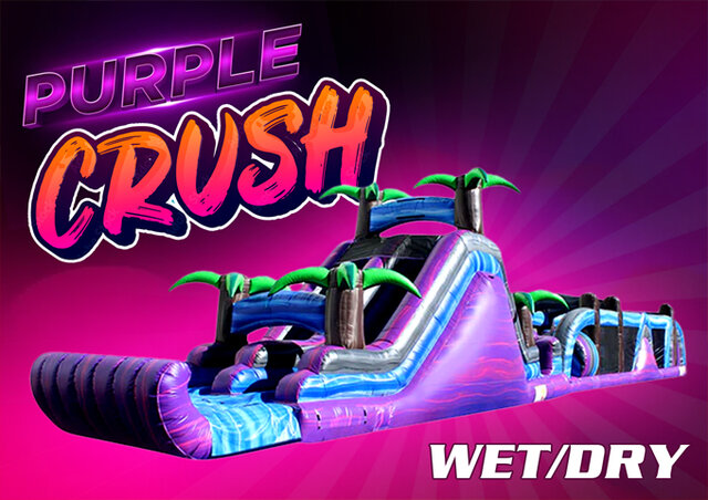 R64 - Purple Crush Obstacle Course  Wet & Dry