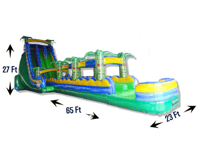 R69- Reggae Rush Double Lane Water Slide (27FT)