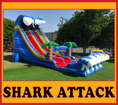 shark bite water slide