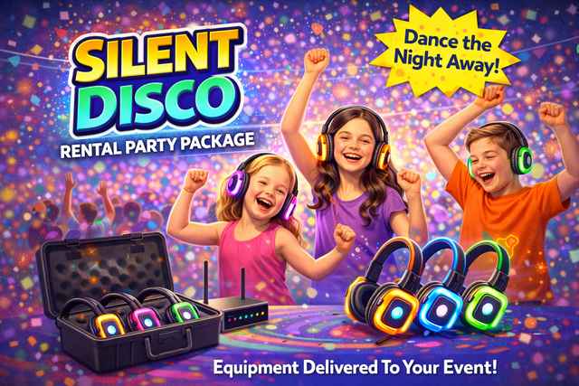 Silent Disco Rental Party Package