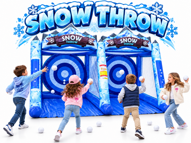 Snow Throw Double Inflatable Rental