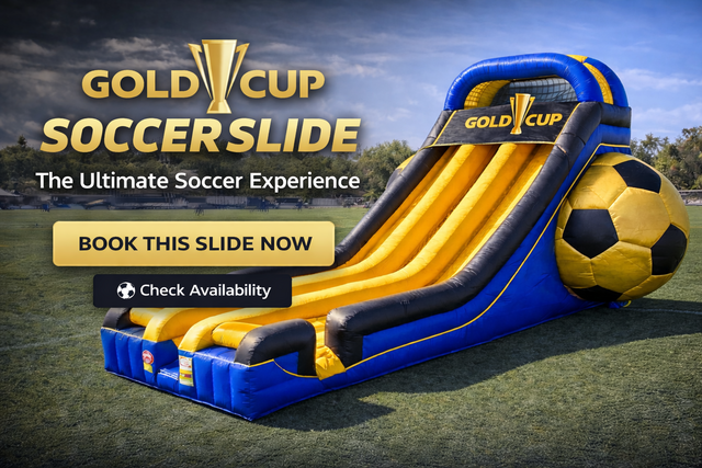Gold Cup Soccer Slide 