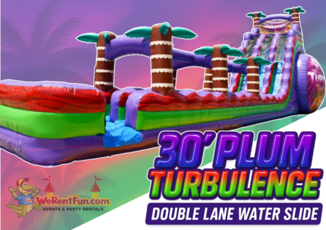 30 foot Plum Turbulence Double Lane Slide