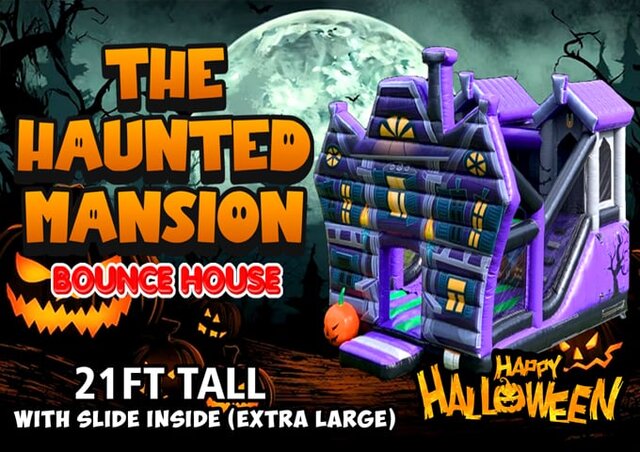 S3-The Extra Large Haunted House With Slide Inside