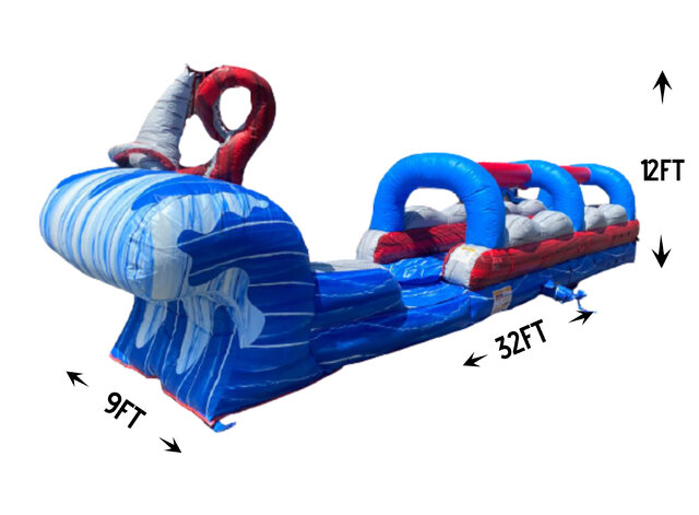R85 - 32ft The Kraken Slip & Slide