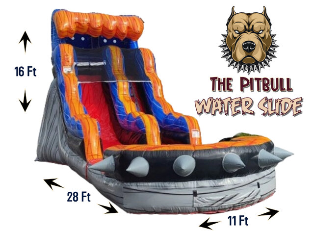 R58 -16FT. The Pitbull Water Slide