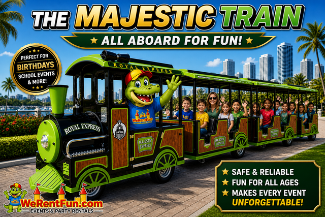 The Majestic - Trackless Electric Train Includes Driver