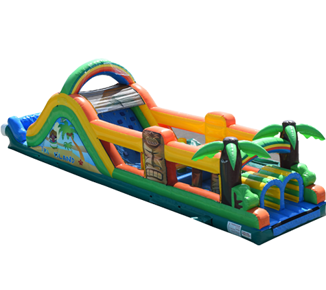 little tikes obstacle course water slide