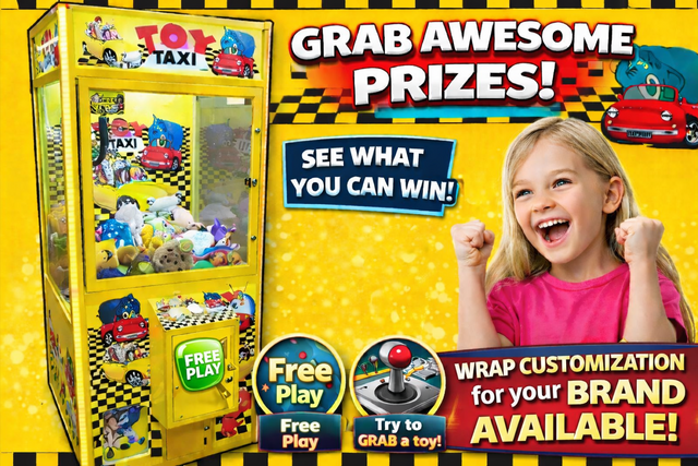 A1 / A2 - Claw (Crane) Machine Rental 