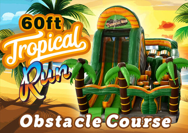 R78 - 60Ft Tropical Run Obstacle Course