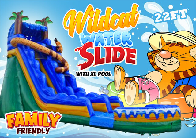 R105 - 22' WildCat Water Slide