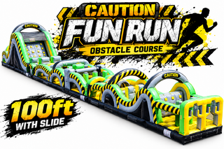<p style='text-align: center; font-family: Arial, sans-serif;'>
  <span style='font-size: 22px; font-weight: bold; color: #ff6600;'>
    100Ft Caution Run Obstacle Course
  </span><br>
  <span style='font-size: 14px; font-weight: bold; color: #0080ff;'>
    🎥 Watch the video below! – (A, B, C)
  </span><br>
  <span style='font-size: 14px; font-weight: bold; color: green;'>
    ✅ Free Delivery & Setup
  </span>
</p>
