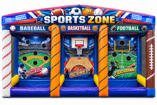 <p style='text-align: center; font-family: Arial, sans-serif;'>
  <span style='font-size: 22px; font-weight: bold; color: #ff6600;'>
    3 - in -1 Sports Zone Inflatable Game
  </span><br>
  <span style='font-size: 14px; font-weight: bold; color: #0080ff;'>
    🎥 Watch the video below! – R73
  </span>
</p>
