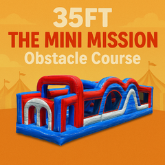 35Ft The Mini Mission Obstacle Course<p><strong><span style='color: #ff00ff;'>Watch Video Inside</span></strong></p>
