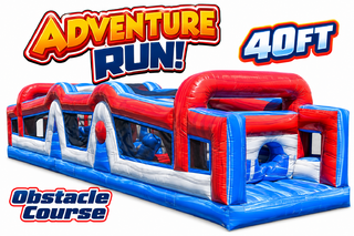 <p style='text-align: center; font-family: Arial, sans-serif;'>
  <span style='font-size: 22px; font-weight: bold; color: #ff6600;'>
40Ft Adventure Run Obstacle Course
  </span><br>
  <span style='font-size: 14px; font-weight: bold; color: #0080ff;'>
    🎥 Watch the video below! - Only Dry - R7
  </span><br>
  <span style='font-size: 14px; font-weight: bold; color: green;'>
    ✅ Free Delivery & Setup
  </span>
</p>
