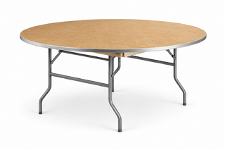 <p style='text-align: center; font-family: Arial, sans-serif;'>
  <span style='font-size: 22px; font-weight: bold; color: #ff6600;'>
    60in Round Table (Wood) – Seats 8 Guests
  </span><br>
  <span style='font-size: 14px; font-weight: bold; color: #0080ff;'>
    🎥 Watch the video below!
  </span>
</p>
