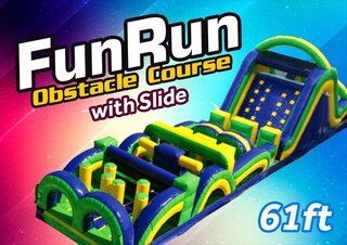 61'Fun Run Obstacle Course with Slide w/ Slide (B and C)