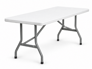 <p style='text-align: center; font-family: Arial, sans-serif;'>
  <span style='font-size: 22px; font-weight: bold; color: #ff6600;'>
    6ft Long Table (Plastic) – Seats 6 Guests
  </span><br>
  <span style='font-size: 14px; font-weight: bold; color: #0080ff;'>
    🎥 Watch the video below!
  </span>
</p>
