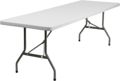 <p>8ft Long Table </p> <p><span style='color: #ff00ff;'>Seats 8 Guest</span></p>