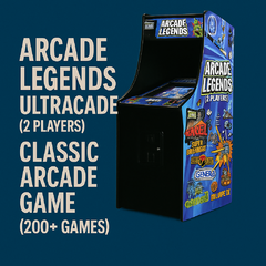 <p style='text-align: center; font-family: Arial, sans-serif;'>
  <span style='font-size: 22px; font-weight: bold; color: #ff6600;'>
    A20 - Arcade Legends Ultracade (2 Players) - Classic Arcade Game (200+ Games)
  </span><br>
  <span style='font-size: 14px; font-weight: bold; color: #0080ff;'>
    🎥 Watch the video below!
  </span>
</p>
